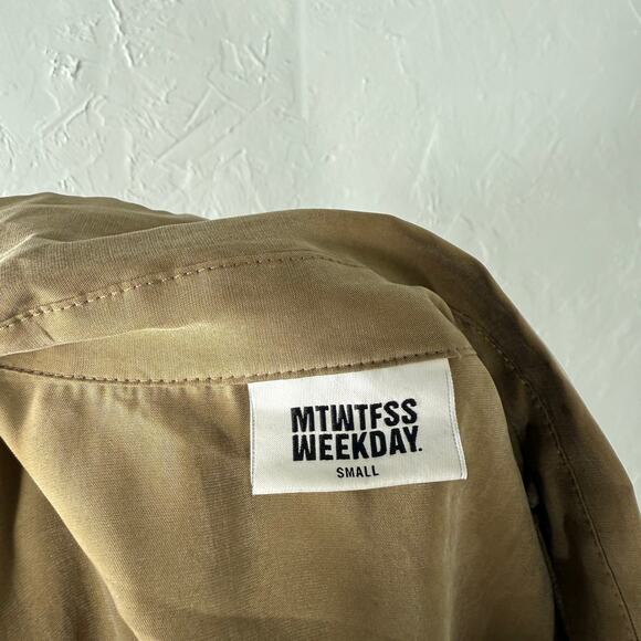 Weekday Women's Conform Cupro Long Shirt Small Button Long Sleeve Career B3-18 - Picture 6 of 8